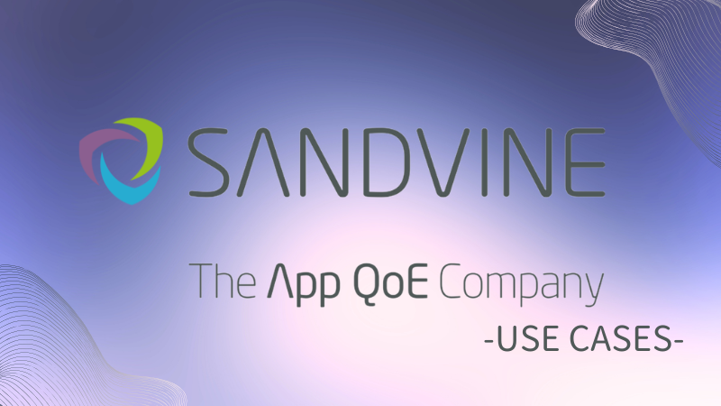 Sandvine製品ユースケースのご紹介